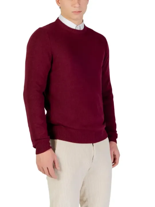 Yos Herren Pullover Bordeaux | online kaufen