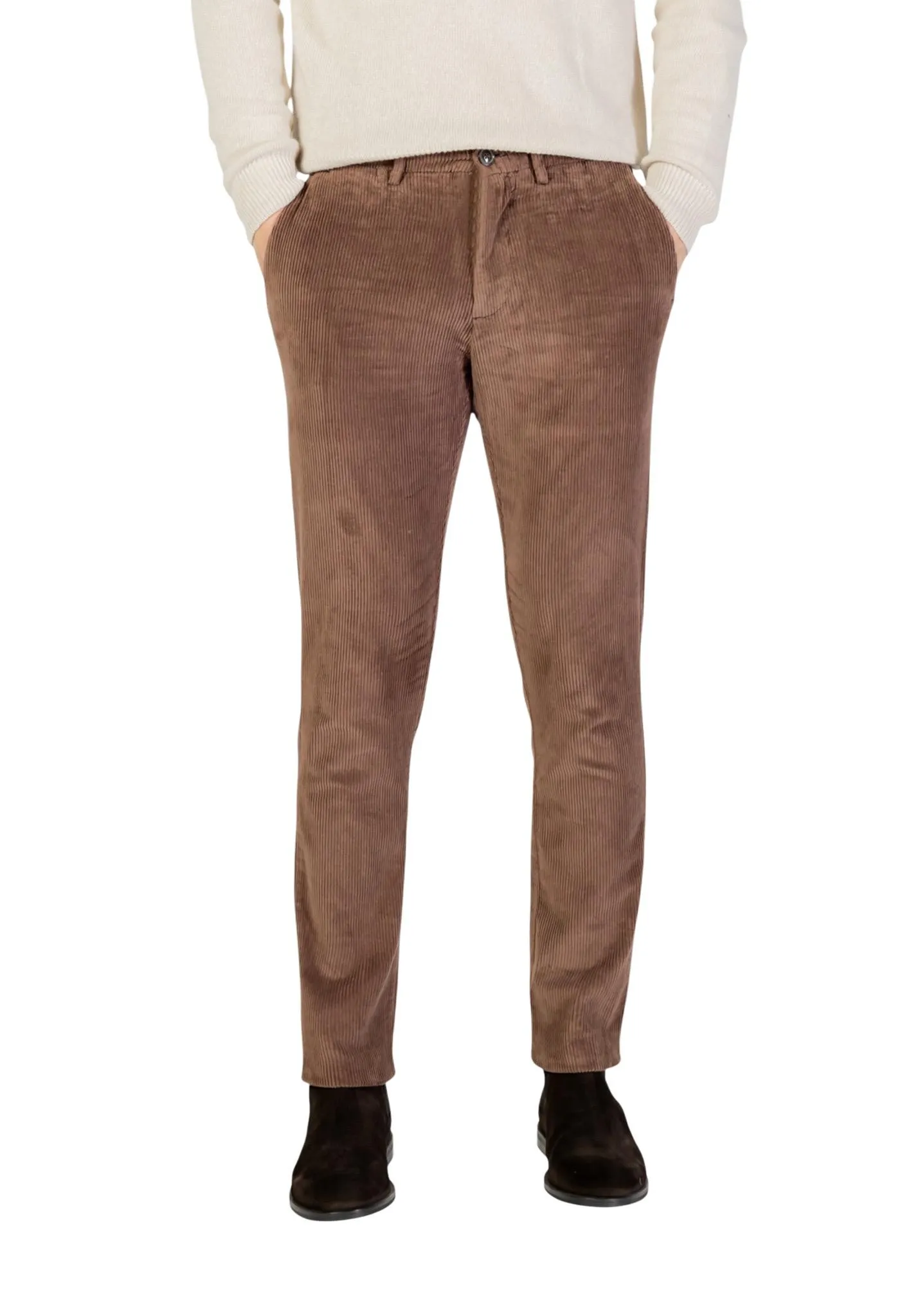 Borghese Herren Hose Braun 498743