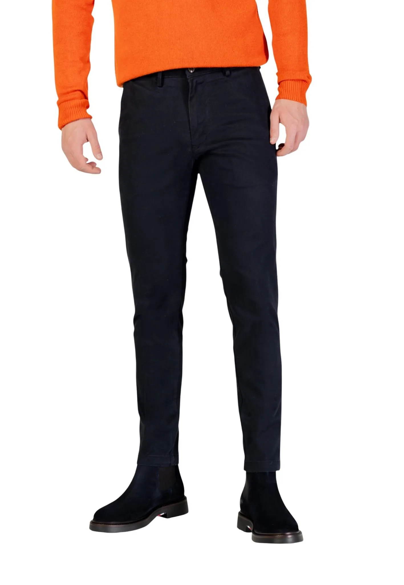 Borghese Herren Hose Blau 498738