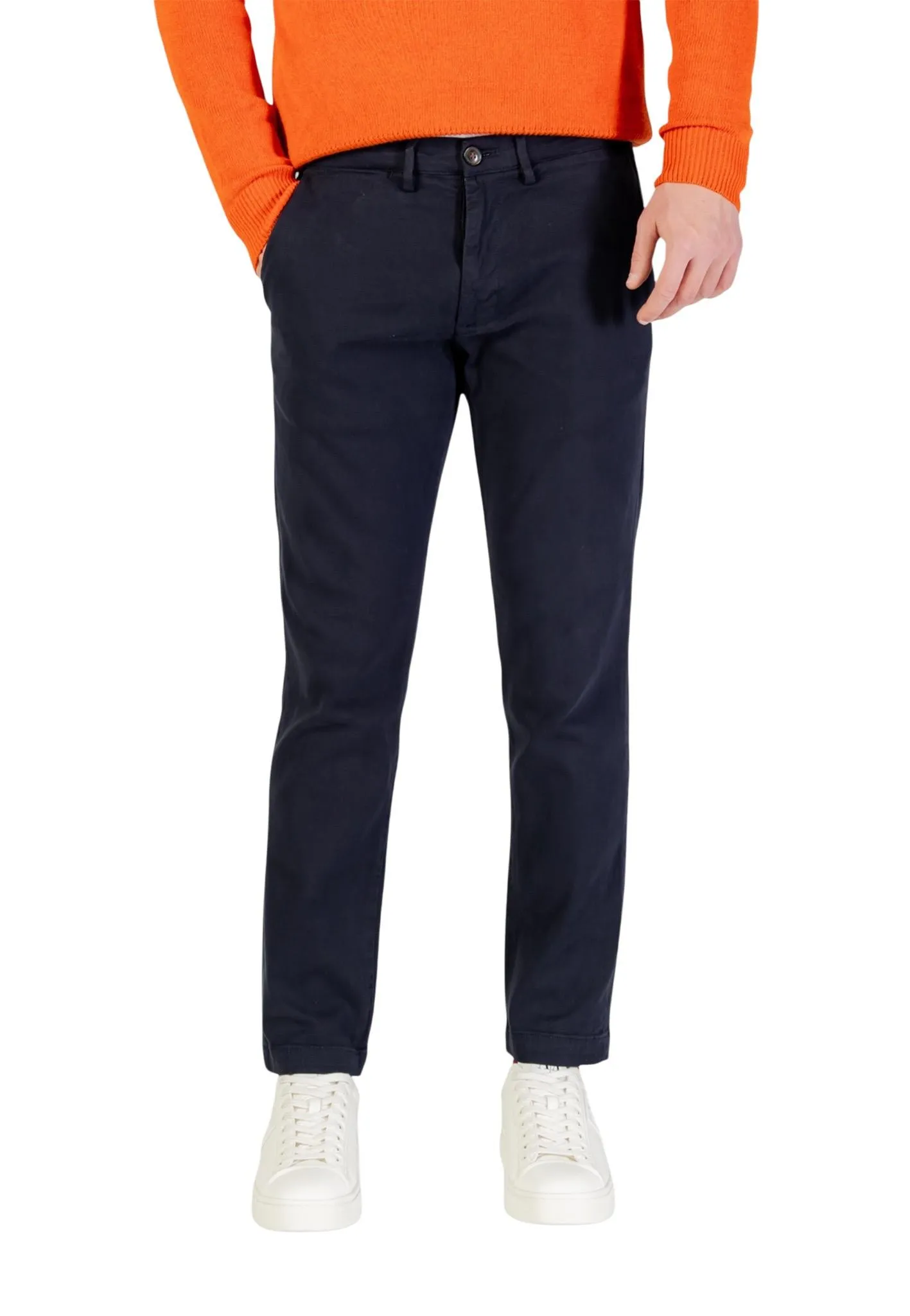 Borghese Herren Hose Blau 498732