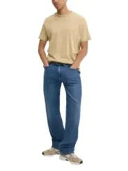 Tommy Hilfiger Jeans Herren T-Shirt Beige | online kaufen