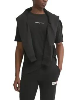 Tommy Hilfiger Herren T-Shirt Schwarz mieten | Flex-Fashion