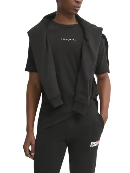 Tommy Hilfiger Jeans Herren T-Shirt Schwarz | online kaufen