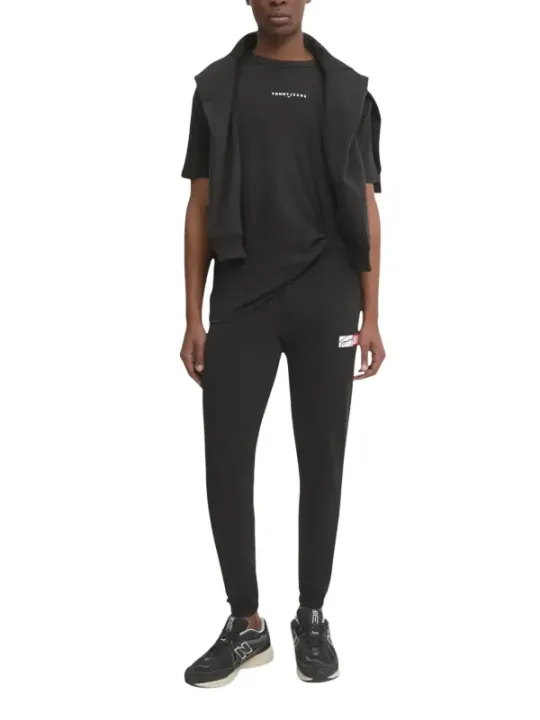 Tommy Hilfiger Jeans Herren T-Shirt Schwarz | online kaufen