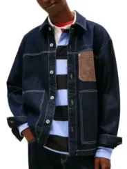 Tommy Hilfiger Jeans Herren Jacke Blau | online kaufen