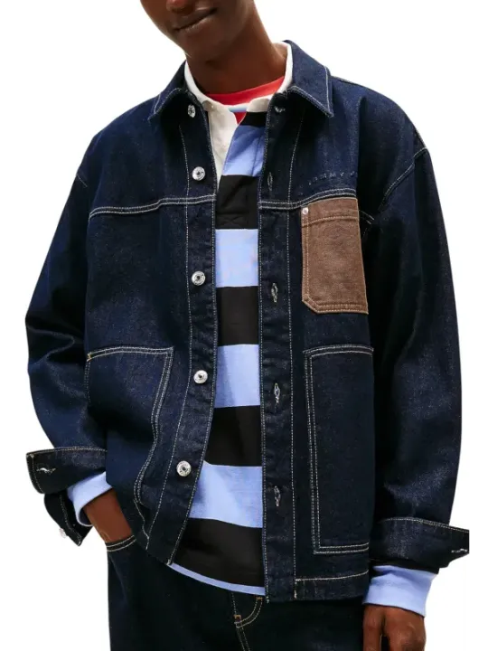 Tommy Hilfiger Jeans Herren Jacke Blau | online kaufen