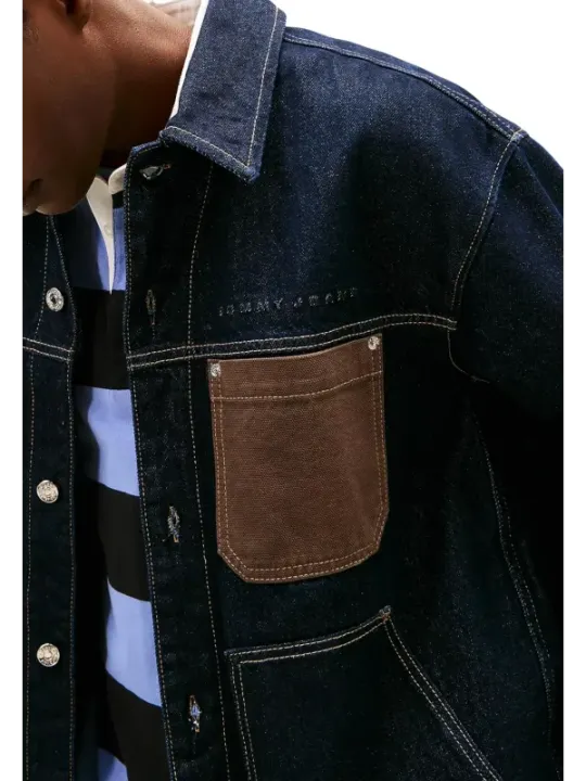 Tommy Hilfiger Jeans Herren Jacke Blau | online kaufen