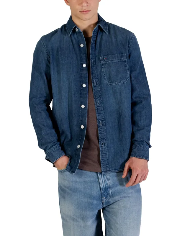 Tommy Hilfiger Jeans Herren Hemd Blau | online kaufen