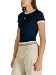 Tommy Hilfiger Jeans Damen T-Shirt Blau | online kaufen