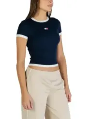 Tommy Hilfiger Jeans Damen T-Shirt Blau | online kaufen