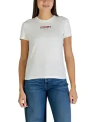Tommy Hilfiger Jeans Damen T-Shirt Weiß | online kaufen