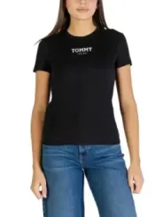Tommy Hilfiger Jeans Damen T-Shirt Schwarz | online kaufen