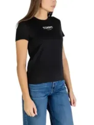 Tommy Hilfiger Jeans Damen T-Shirt Schwarz | online kaufen
