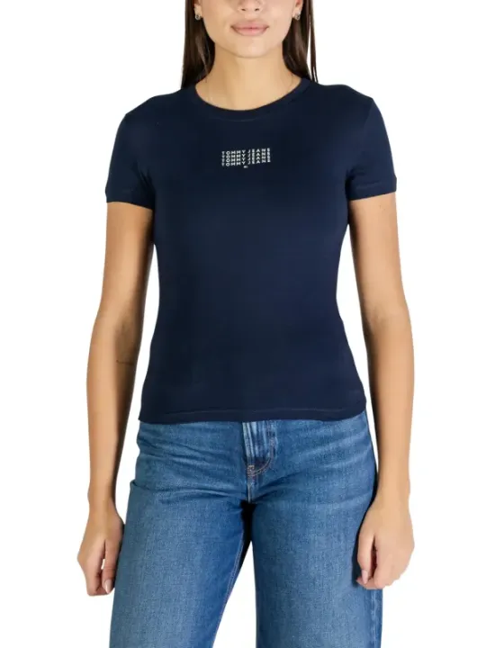 Tommy Hilfiger Jeans Damen T-Shirt Blau | online kaufen