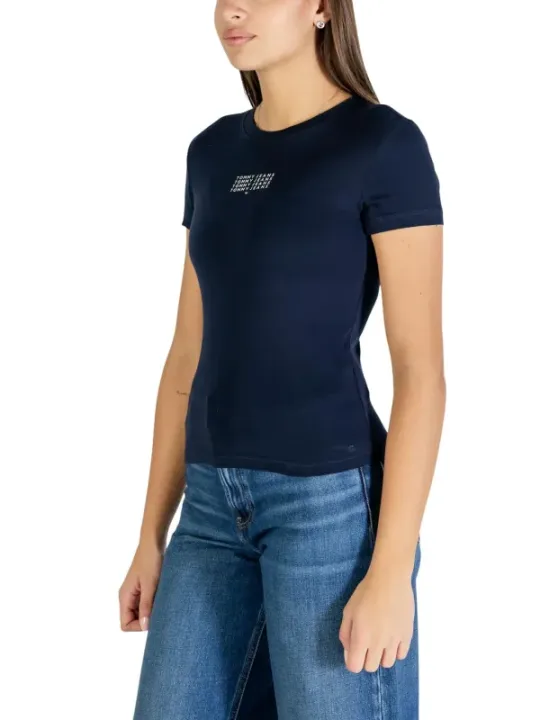 Tommy Hilfiger Jeans Damen T-Shirt Blau | online kaufen