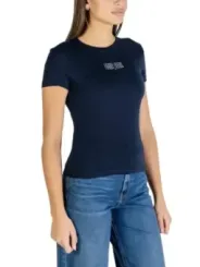 Tommy Hilfiger Jeans Damen T-Shirt Blau | online kaufen