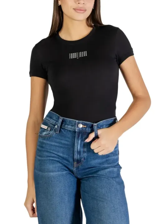 Tommy Hilfiger Jeans Damen T-Shirt Schwarz | online kaufen