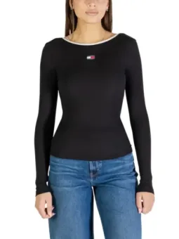 Tommy Hilfiger Jeans Damen Pullover Schwarz | online kaufen