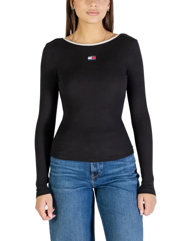 Tommy Hilfiger Jeans Damen Pullover Schwarz | online kaufen