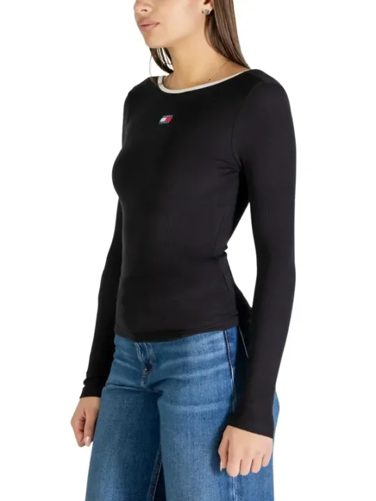 Tommy Hilfiger Jeans Damen Pullover Schwarz | online kaufen