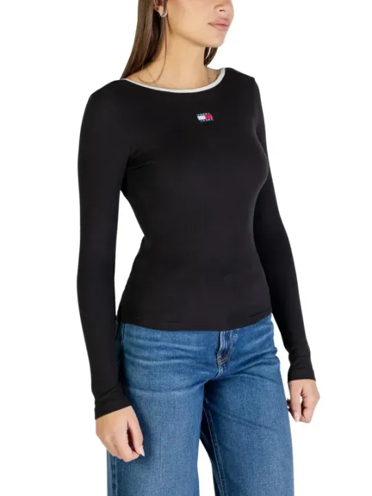 Tommy Hilfiger Jeans Damen Pullover Schwarz | online kaufen