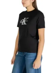 Calvin Klein Jeans Damen T-Shirt Schwarz | online kaufen