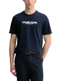 Calvin Klein Herren T-Shirt Blau mieten – Flex-Fashion Verleih