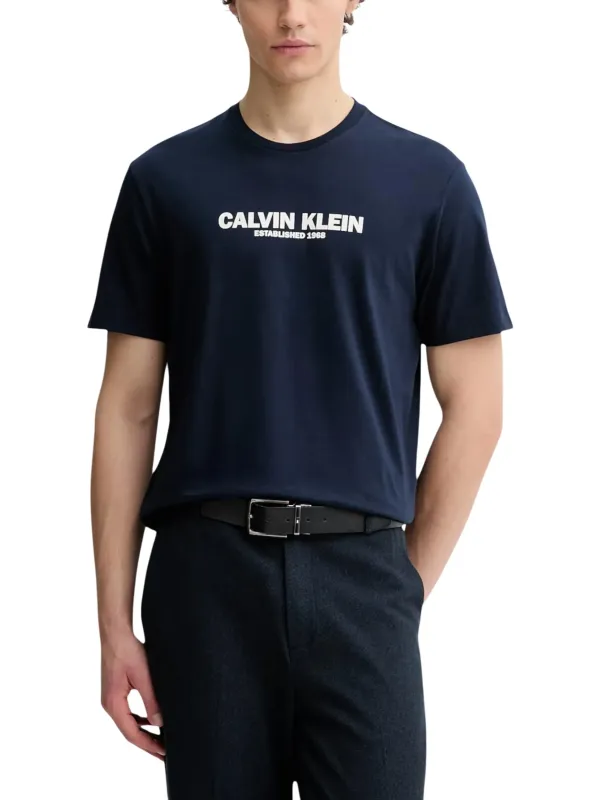 Calvin Klein Herren T-Shirt Blau | online kaufen