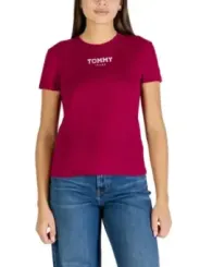 Tommy Hilfiger Jeans Damen T-Shirt Bordeaux | online kaufen