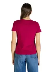 Tommy Hilfiger Jeans Damen T-Shirt Bordeaux | online kaufen