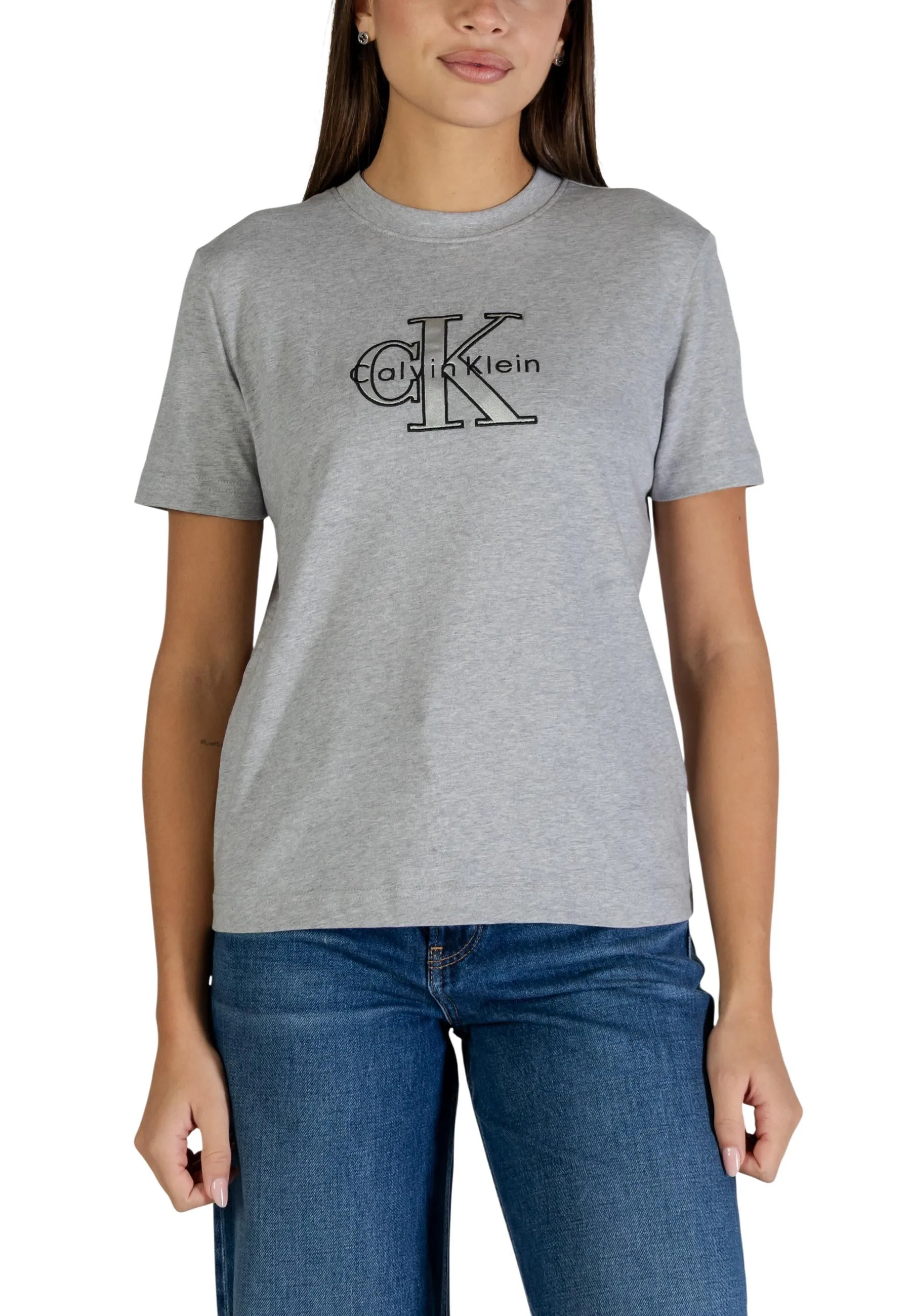 Damen T-Shirt Grau 497989