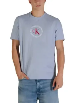 Azurblaues Calvin Klein Herren T-Shirt mieten | Flex-Fashion