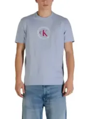 Azurblaues Calvin Klein Herren T-Shirt mieten | Flex-Fashion