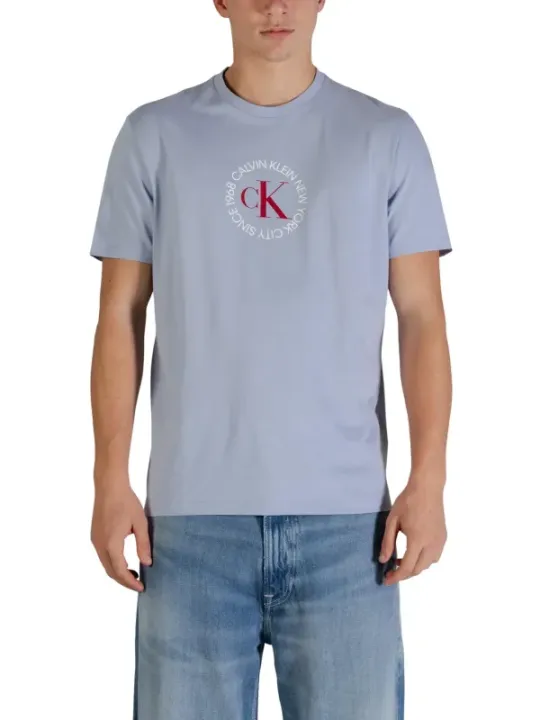 Azurblaues Calvin Klein Herren T-Shirt mieten | Flex-Fashion