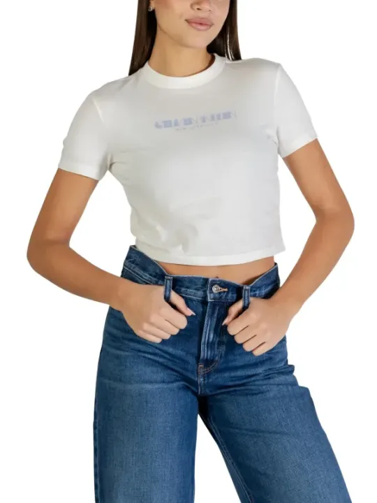 Calvin Klein Jeans Damen T-Shirt Weiß | online kaufen