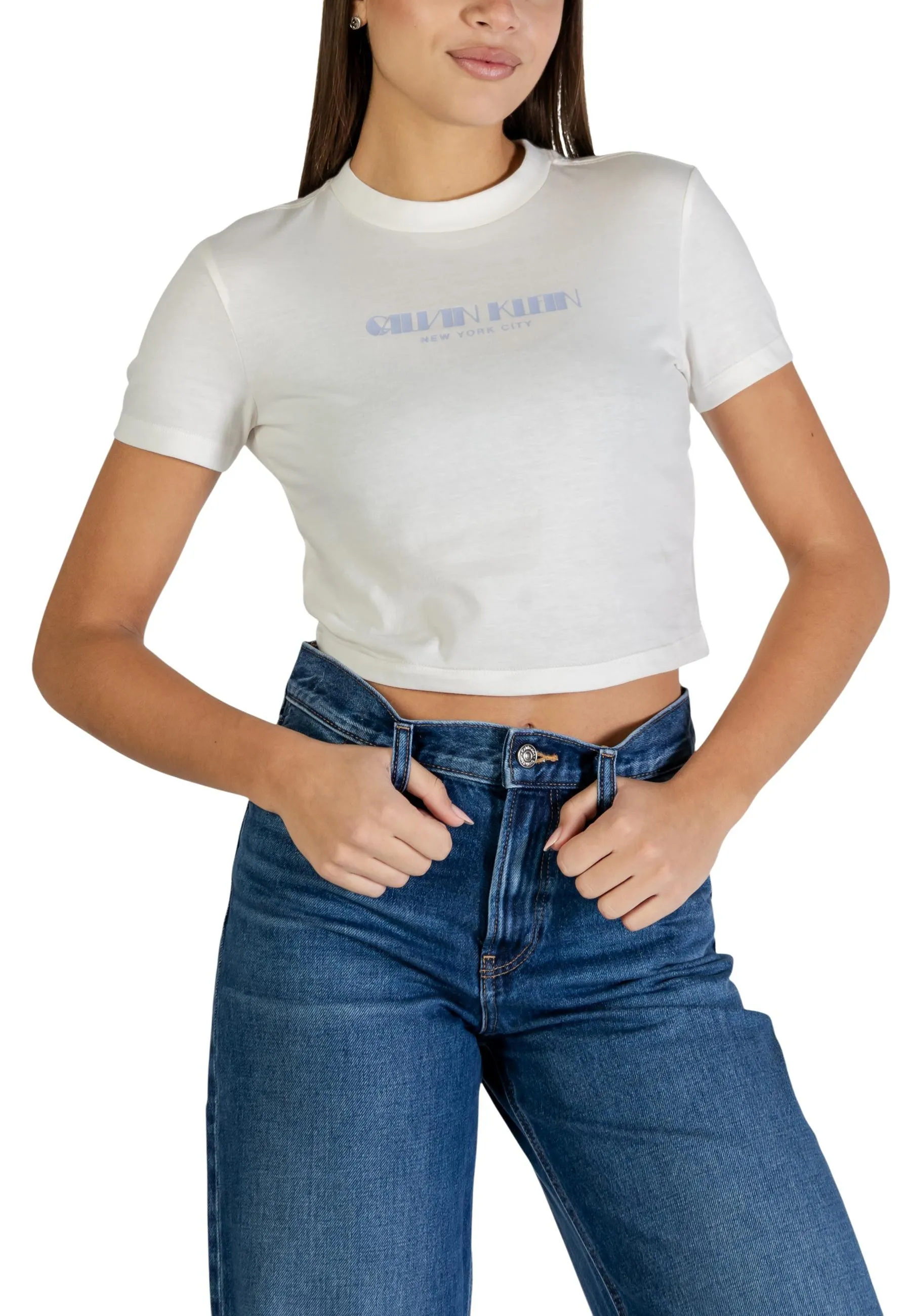 Damen T-Shirt Weiß 497990