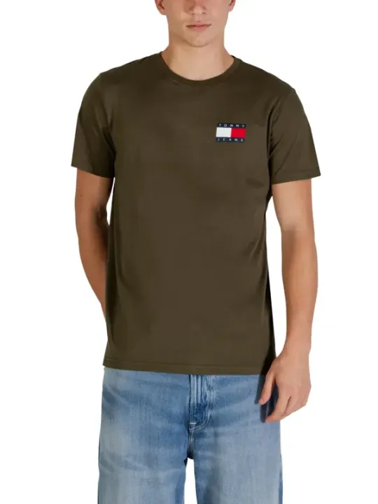 Tommy Hilfiger Jeans Herren T-Shirt Grün | online kaufen