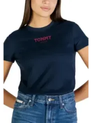 Tommy Hilfiger Jeans Damen T-Shirt Blau | online kaufen