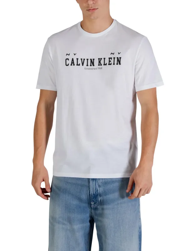Calvin Klein Jeans Herren T-Shirt Weiß | online kaufen