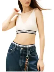 Tommy Hilfiger Jeans Damen Top Weiß | online kaufen