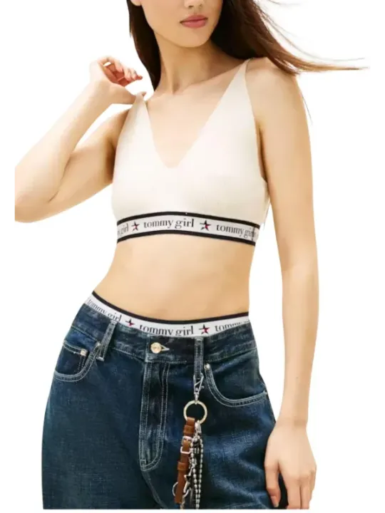 Tommy Hilfiger Jeans Damen Top Weiß | online kaufen