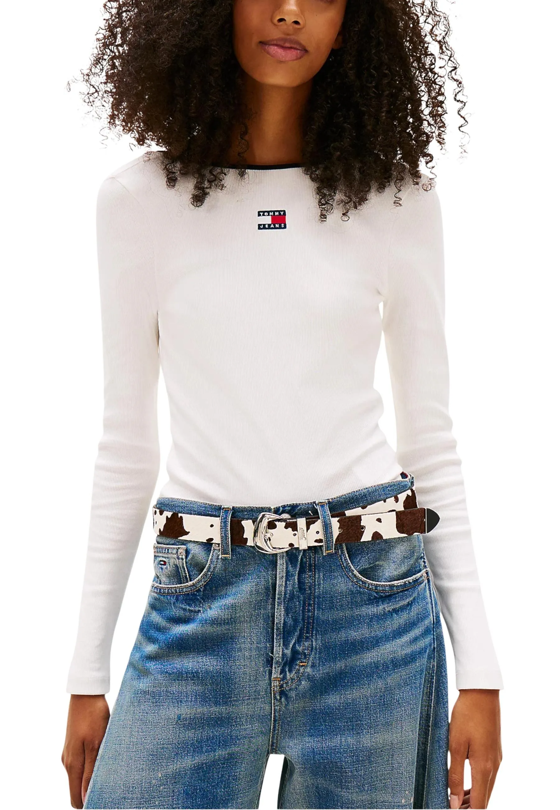 Damen T-Shirt Weiß 497853