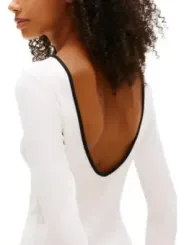 Tommy Hilfiger Jeans Damen T-Shirt Weiß | online kaufen