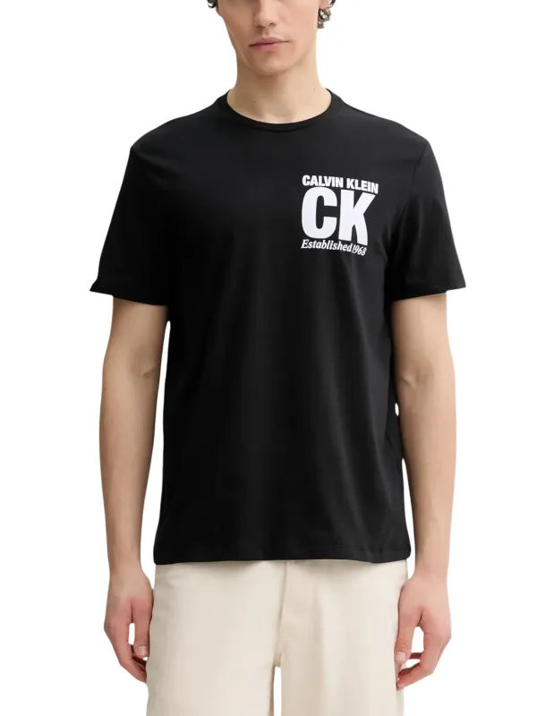 Calvin Klein Herren T-Shirt Schwarz | online kaufen