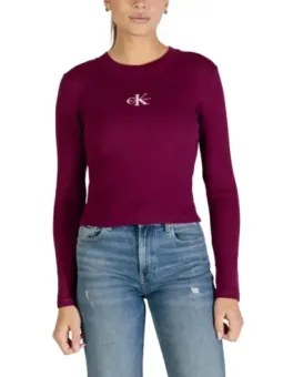 Calvin Klein Jeans Damen Pullover Bordeaux | online kaufen