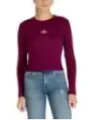 Calvin Klein Jeans Damen Pullover Bordeaux | online kaufen