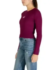 Calvin Klein Jeans Damen Pullover Bordeaux | online kaufen