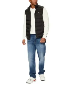 Tommy Hilfiger Jeans Herren Weste Schwarz | online kaufen