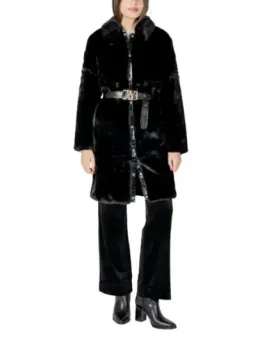 Ayfee Damen Mantel Schwarz | online kaufen