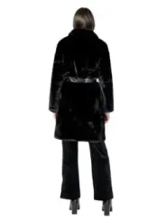 Ayfee Damen Mantel Schwarz | online kaufen